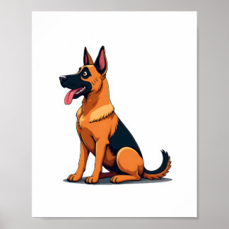 Belgian Malinois (6) Poster