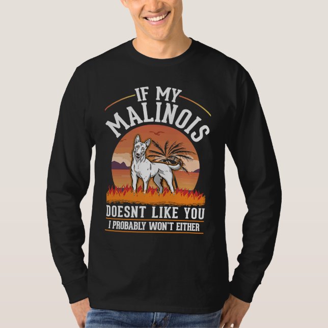 Belgian Malinois Belgian Shepherd Malinois  1 T Shirt (Framsida)