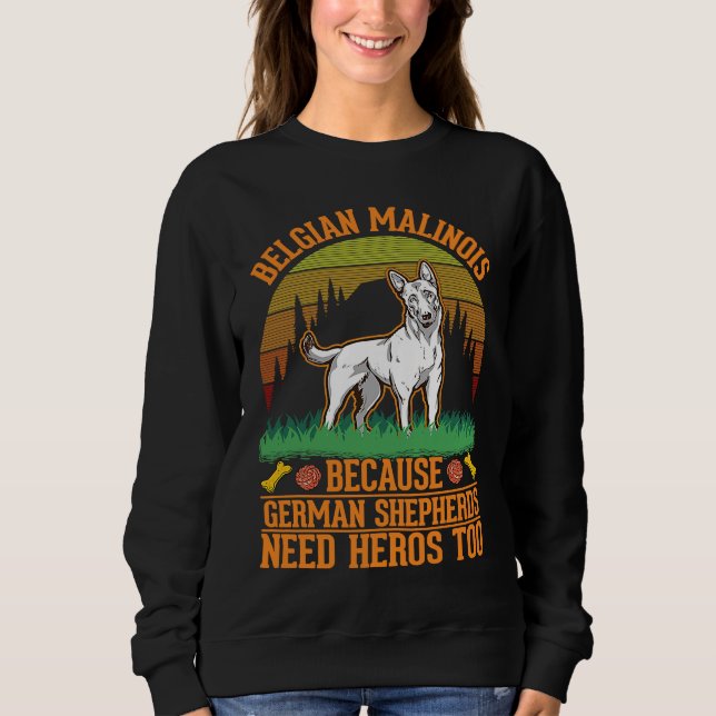 Belgian Malinois Belgian Shepherd Malinois  2 T Shirt (Framsida)