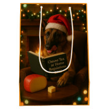 Belgian Malinois Cheese Tax Christmas gift bag