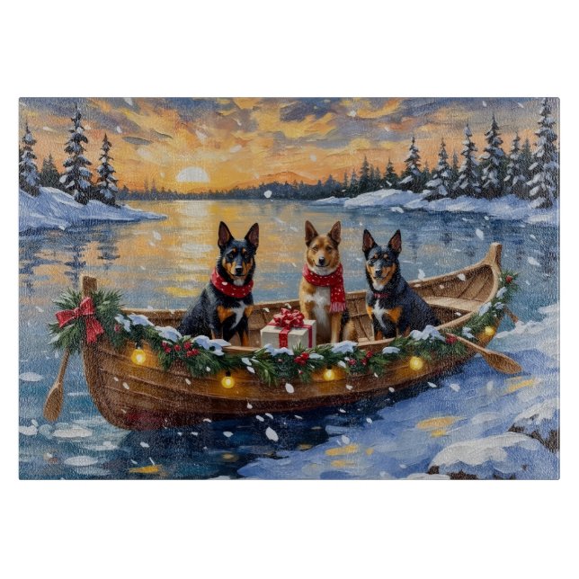 Belgian Malinois Christmas Boat Holiday (Framsidan)