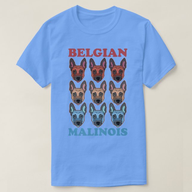 Belgian Malinois  Dog Owner Malinois  T Shirt (Design framsida)