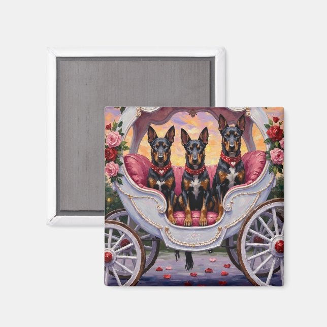 Belgian Malinois Dog Valentine's Day Magnet (Front/Back)