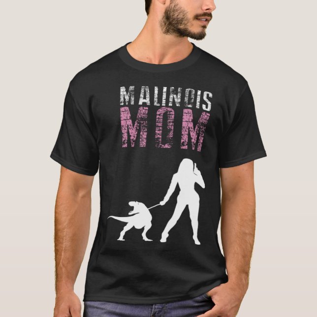 Belgian Malinois Mom T Shirt (Framsida)