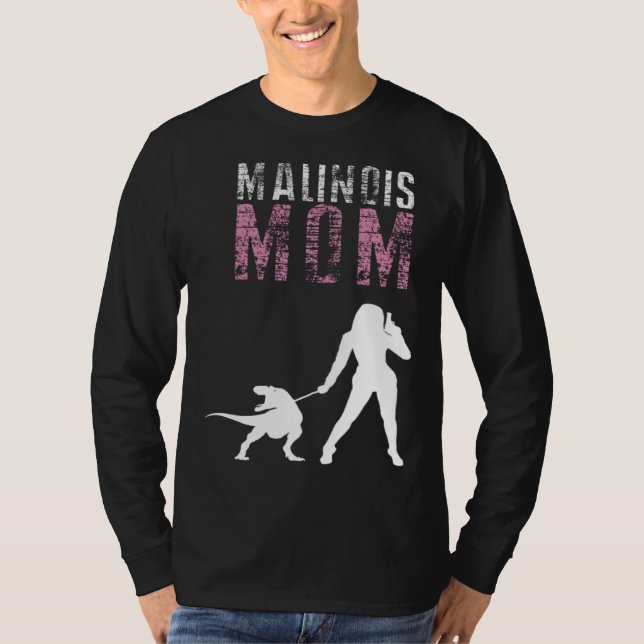 Belgian Malinois Mom T Shirt (Framsida)