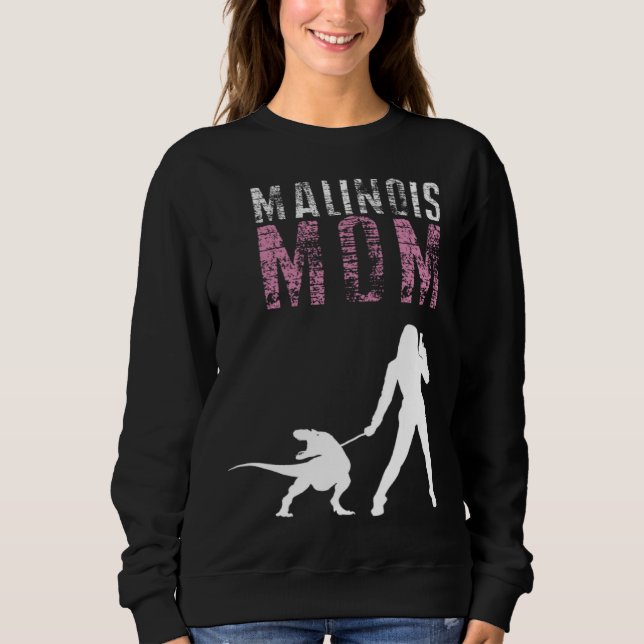 Belgian Malinois Mom T Shirt (Framsida)