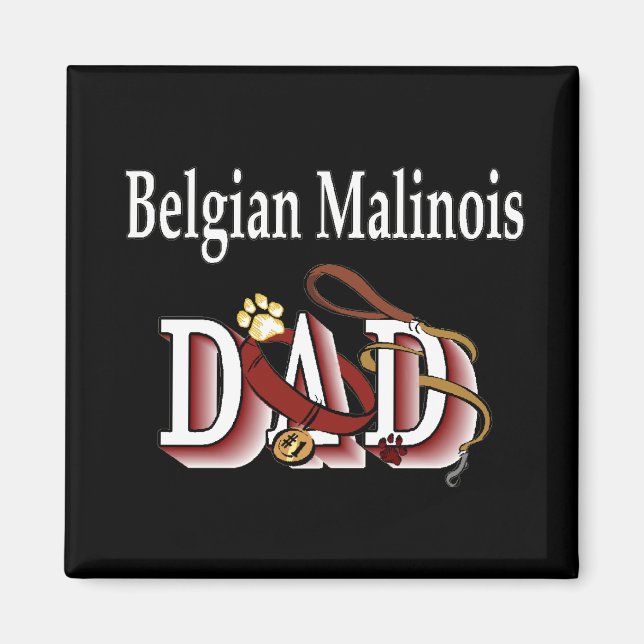 belgian malinois pappa Magnet (Framsidan)