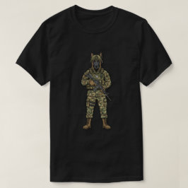 Belgian Malinois Soldier T Shirt
