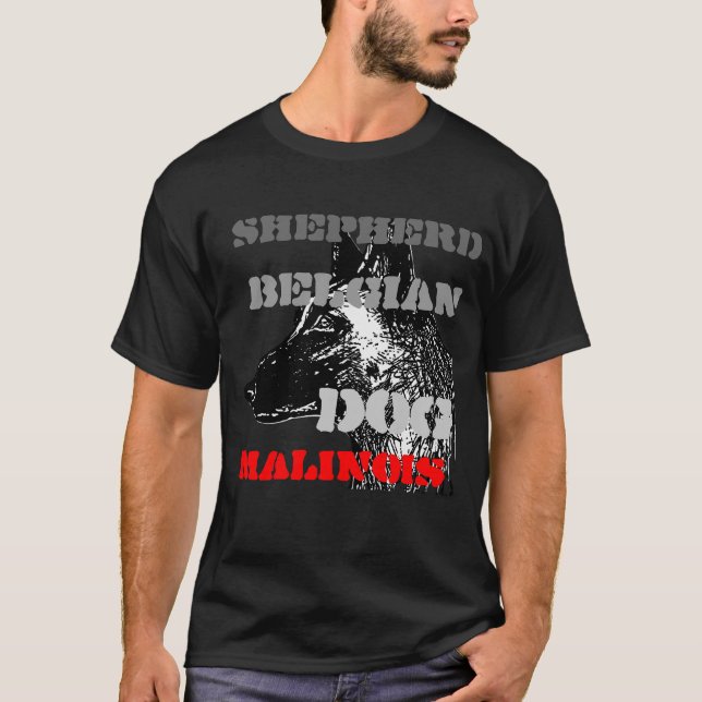 belgian malinois t shirt (Framsida)
