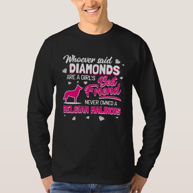 Belgian Malinois T Shirt (Framsida)