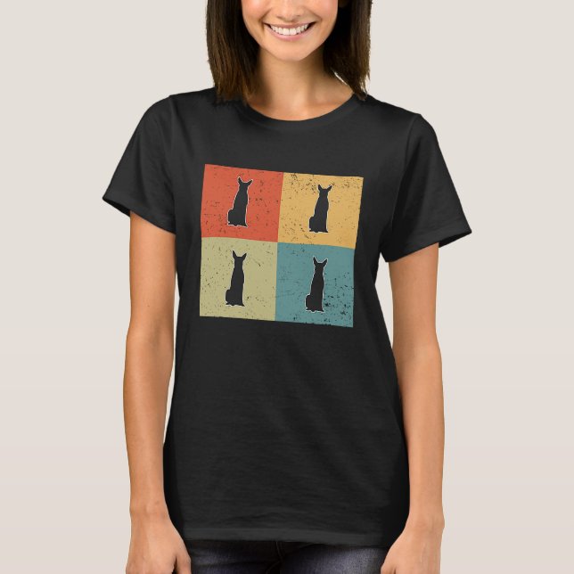 Belgian Malinois Vintage  3 T Shirt (Framsida)