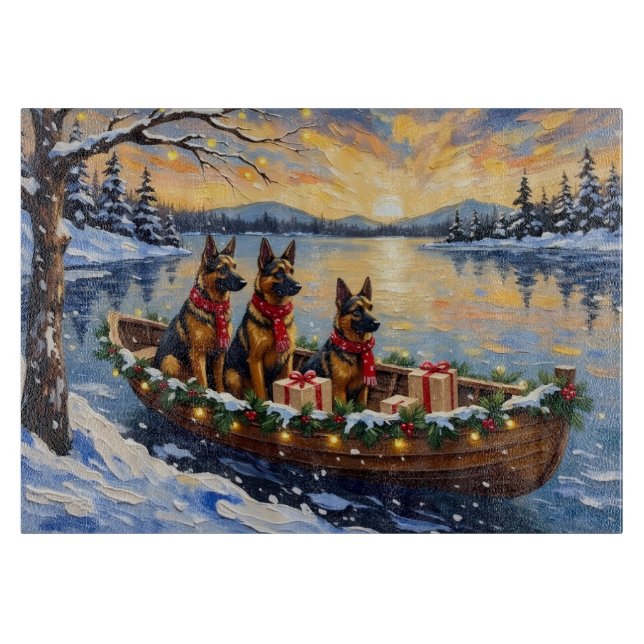 Belgian Shepherd Tervuren Christmas Boat Holiday (Framsidan)