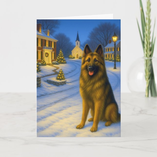 Belgian Tervuren Holiday Card Helgkort (Framsida)