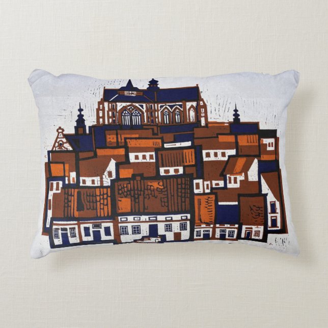 BELGIAN WOODCUT LANDSCAPE PRYDNADSKUDDE (Framsidan)