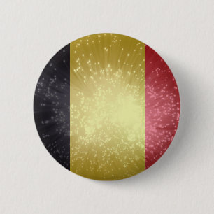 België; Belgien flagga Knapp