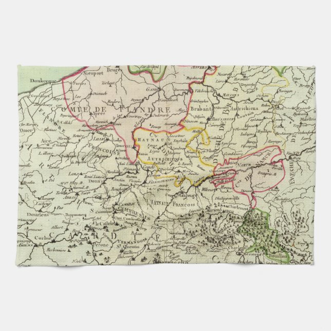 Belgien 3 kökshandduk (Horisontell)