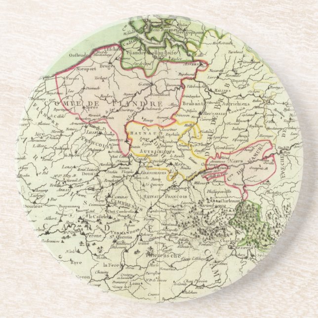 Belgien 3 underlägg sandsten (Framsidan)