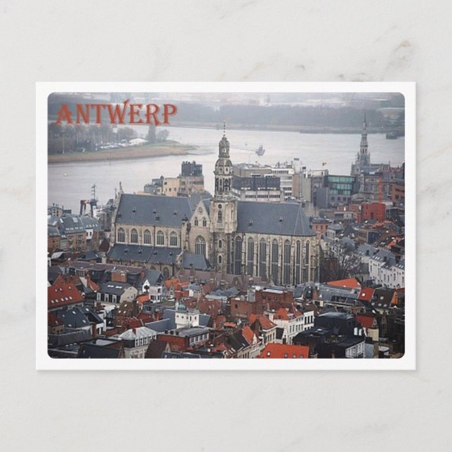 Belgien - Antwerpen - Vykort (Framsida)