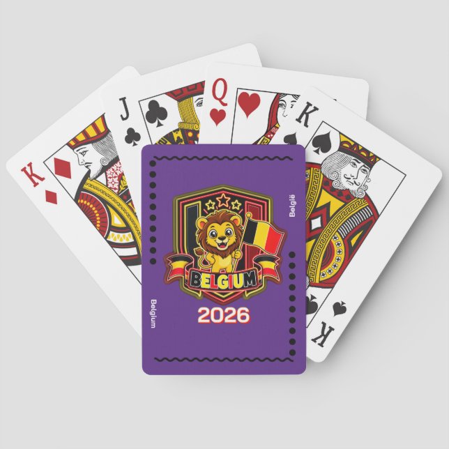 Belgien Barn Casinokort (Baksidan)