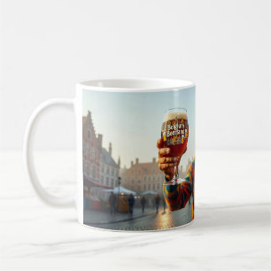 Belgien Beerland Brygge Stad Cheers Resemugg Kaffemugg