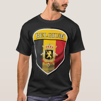 Belgien Belgique Belgique Shield T Shirt