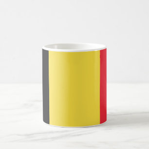 Belgien (belgiskt Flagga) Kaffemugg