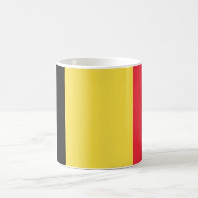 Belgien (belgiskt Flagga) Kaffemugg (Center)