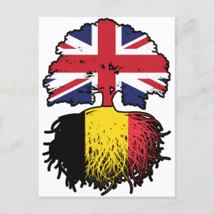 Belgien British UK Storbritannien, Belgien, Storbr Vykort