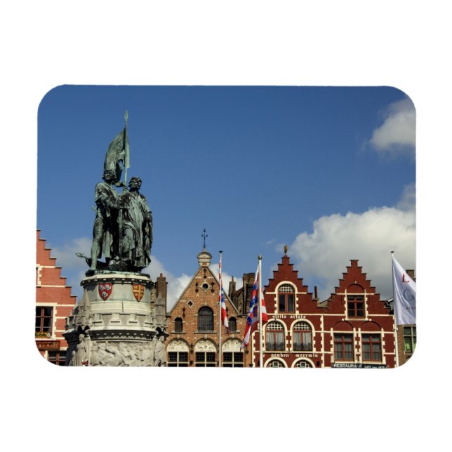Belgien, Brugge (alias Brug eller Bruge). UNESCO Magnet (Horisontell)