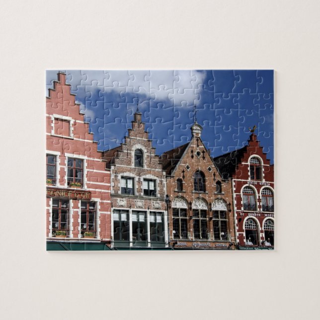 Belgien, Brugge (alias Brug eller Brygge). UNESCO  Pussel (Horisontell)