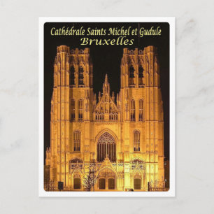 Belgien - Bruxelles - Cathédrale Saints-Michel - Vykort