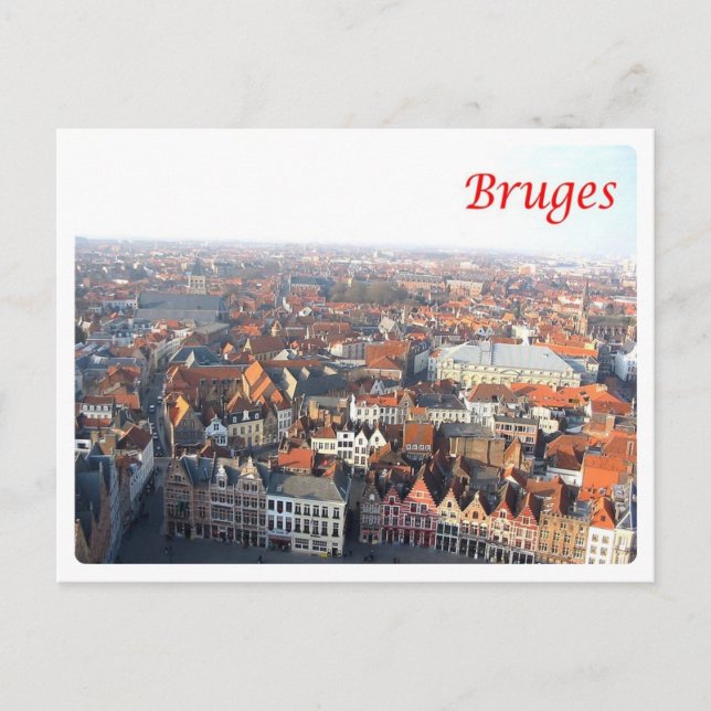 Belgien - Brygge - Vue Du Beffroi - Vykort (Framsida)