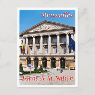 Belgien - Bryssel - Palais de la Nation - Vykort