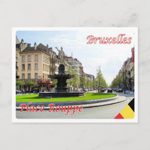 Belgien - Bryssel - Ställe Rouppe - Vykort