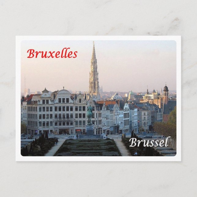 Belgien - Bryssel - Vykort (Framsida)