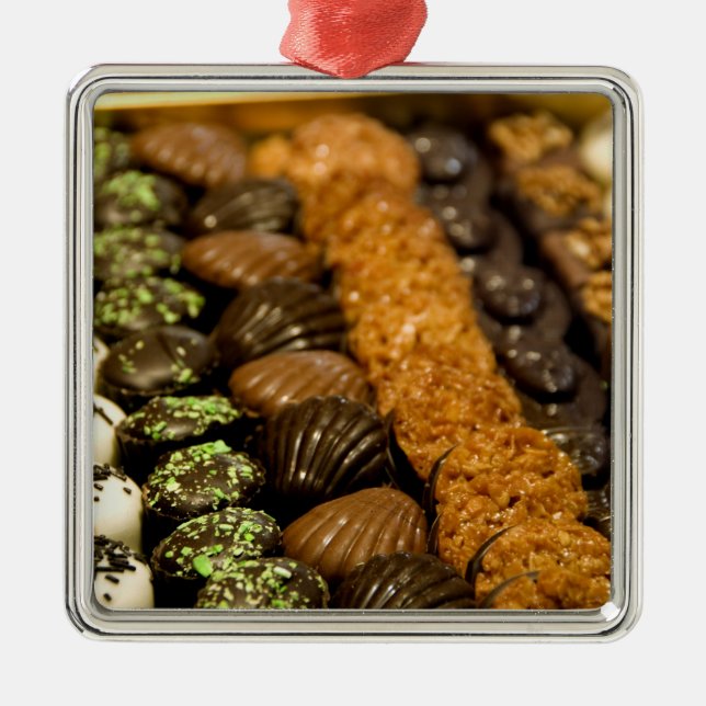 Belgien, Bryssel. World berömd Belgium Julgransprydnad Metall (Framsidan)