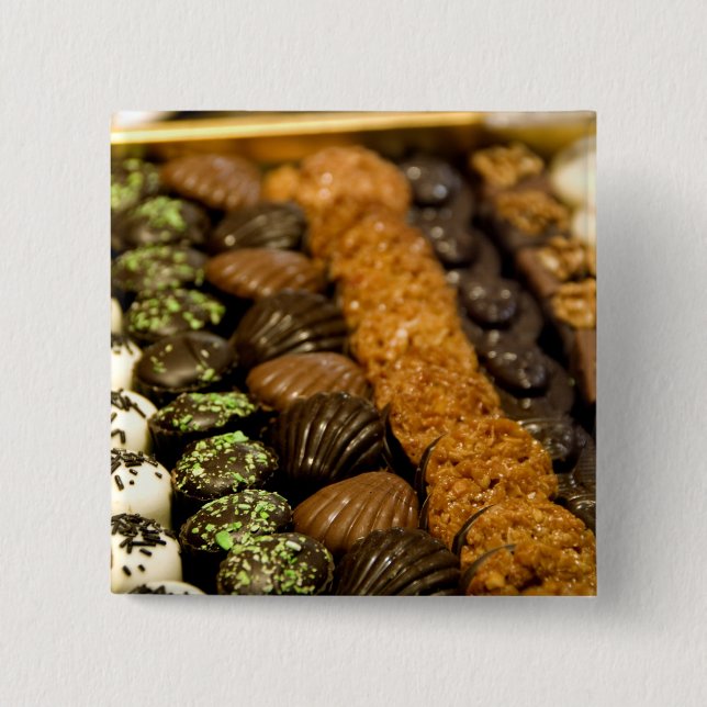 Belgien, Bryssel. World berömd Belgium Knapp (Framsida)