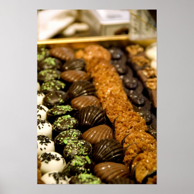 Belgien, Bryssel World berömd Belgium Poster (Framsidan)