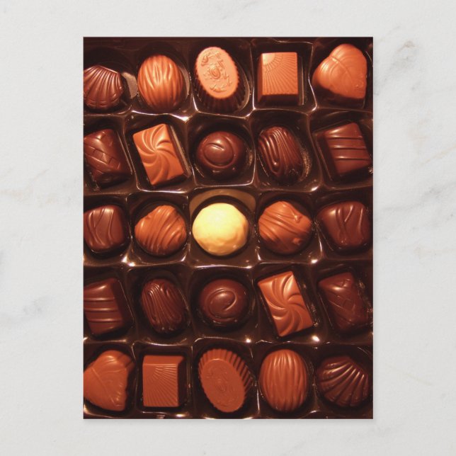 BELGIEN CHOCOLATES VYKORT (Framsida)