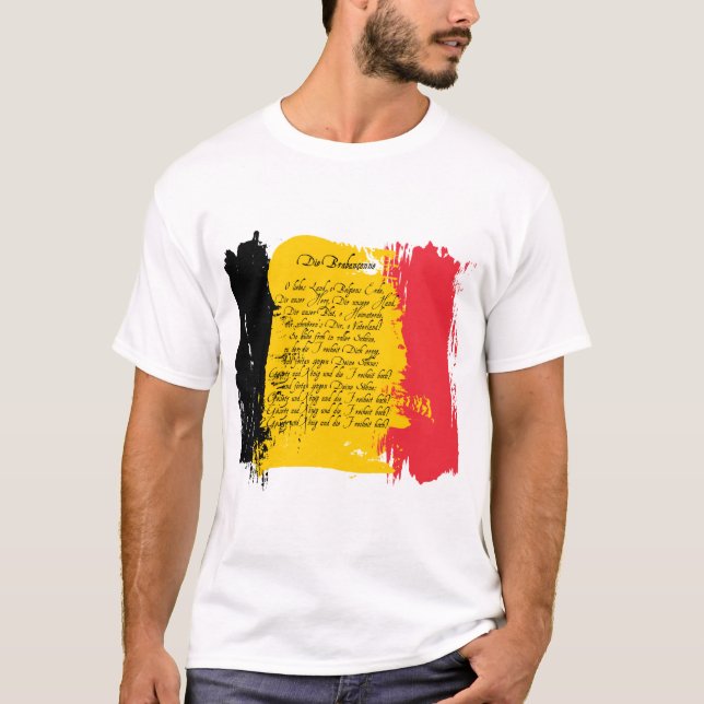Belgien - Die Brabançonne T-shirt (Framsida)