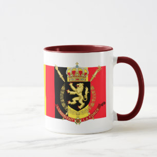 Belgien emblem mugg