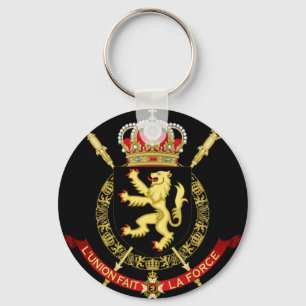Belgien emblem nyckelring
