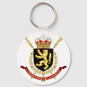 Belgien emblem nyckelring
