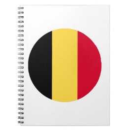 Belgien Flagga Anteckningsbok