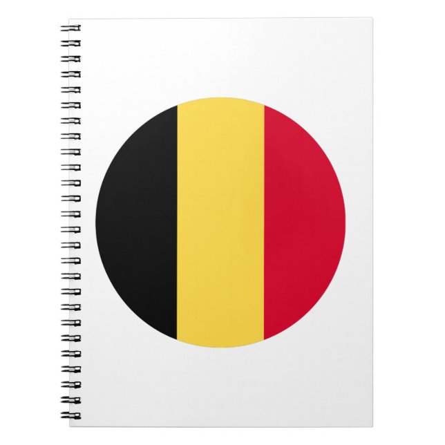 Belgien Flagga Anteckningsbok (Framsidan)