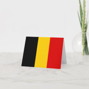Belgien flagga anteckningskort