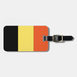 Belgien flagga bagagebricka