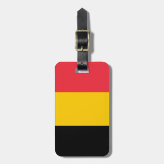 Belgien Flagga Bagagebricka