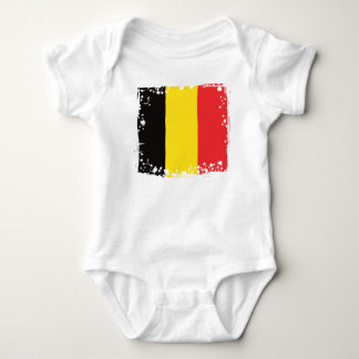 Belgien flagga, belgiskt bekläda för färgbaby tee shirt