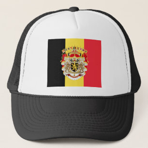 Belgien Flagga & COA Keps